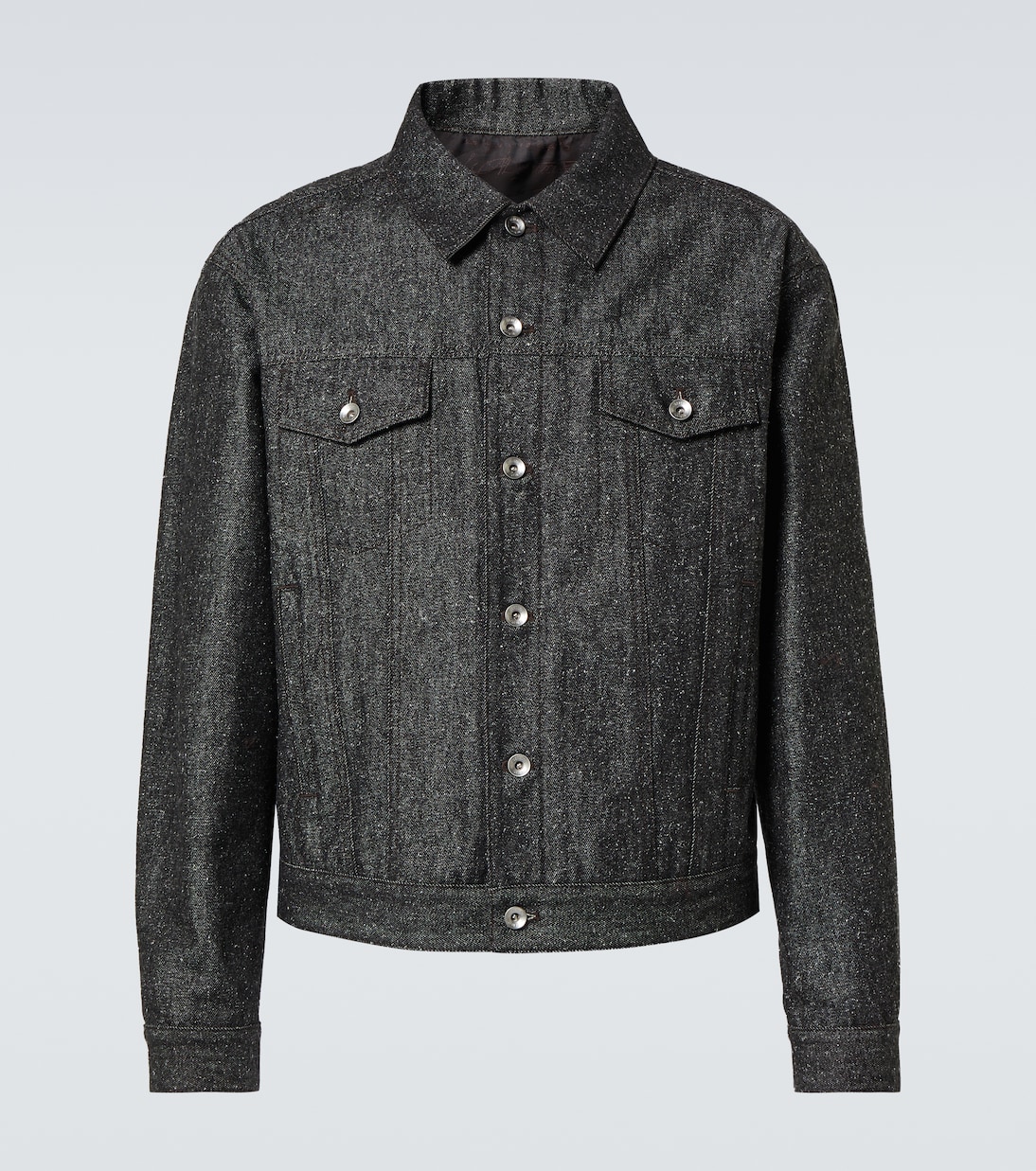 

Джинсовая куртка Logo Berluti, Speckled Black