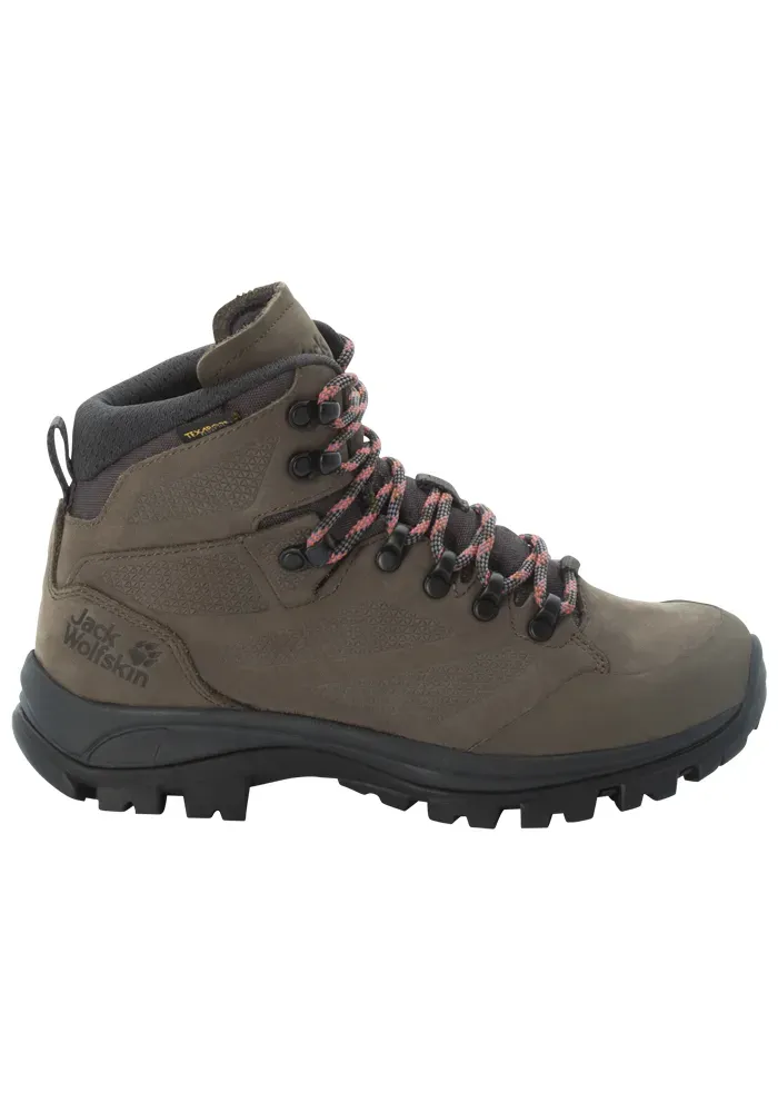 Трекинговые туфли Jack Wolfskin "REBELLION TEXAPORE MID W", коричневый