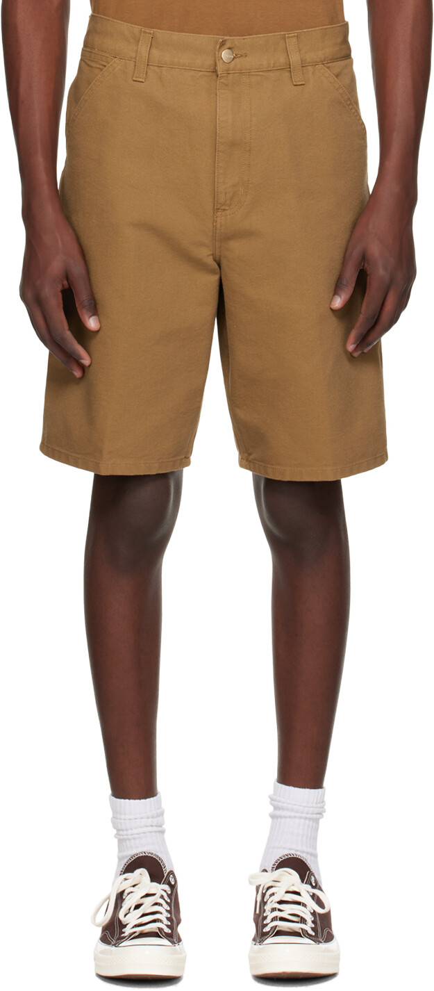 

Коричневые шорты длиной до колена Carhartt Work In Progress, Hamilton brown