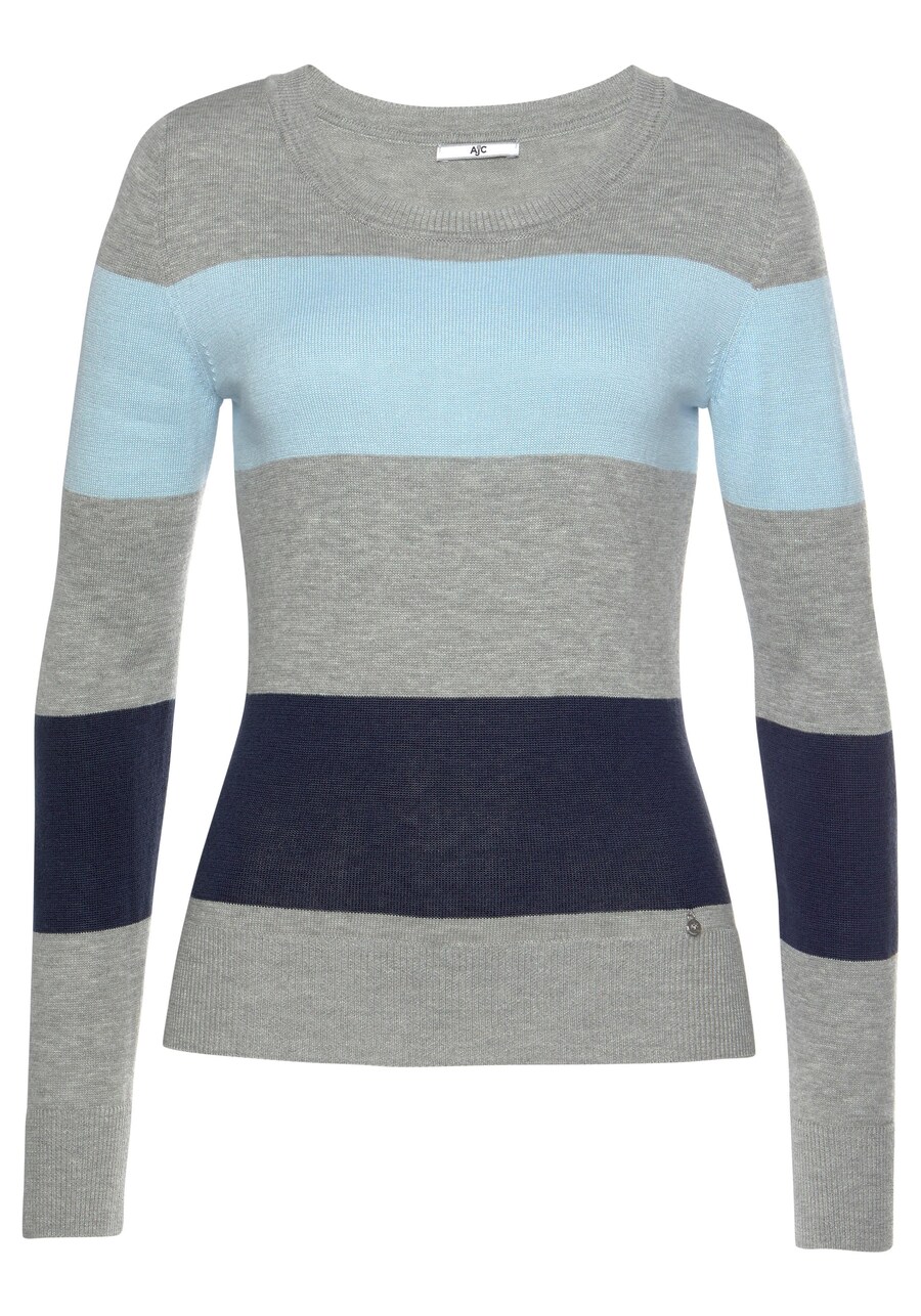 

Тонкий вязаный свитер AJC Sweater, серый