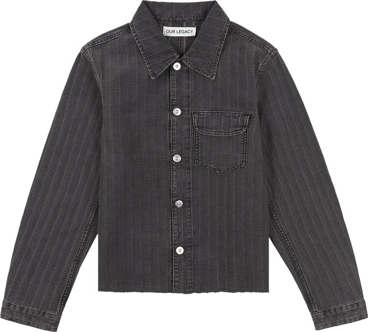 

Куртка Our Legacy Cut Striped Rebirth 'Grey', серый