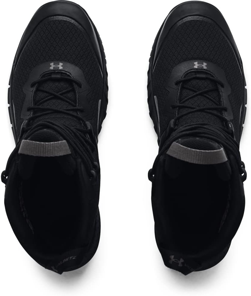 Under Armour мужские тактические ботинки Micro G Valsetz, Black/Black/Jet Gray — фото 4