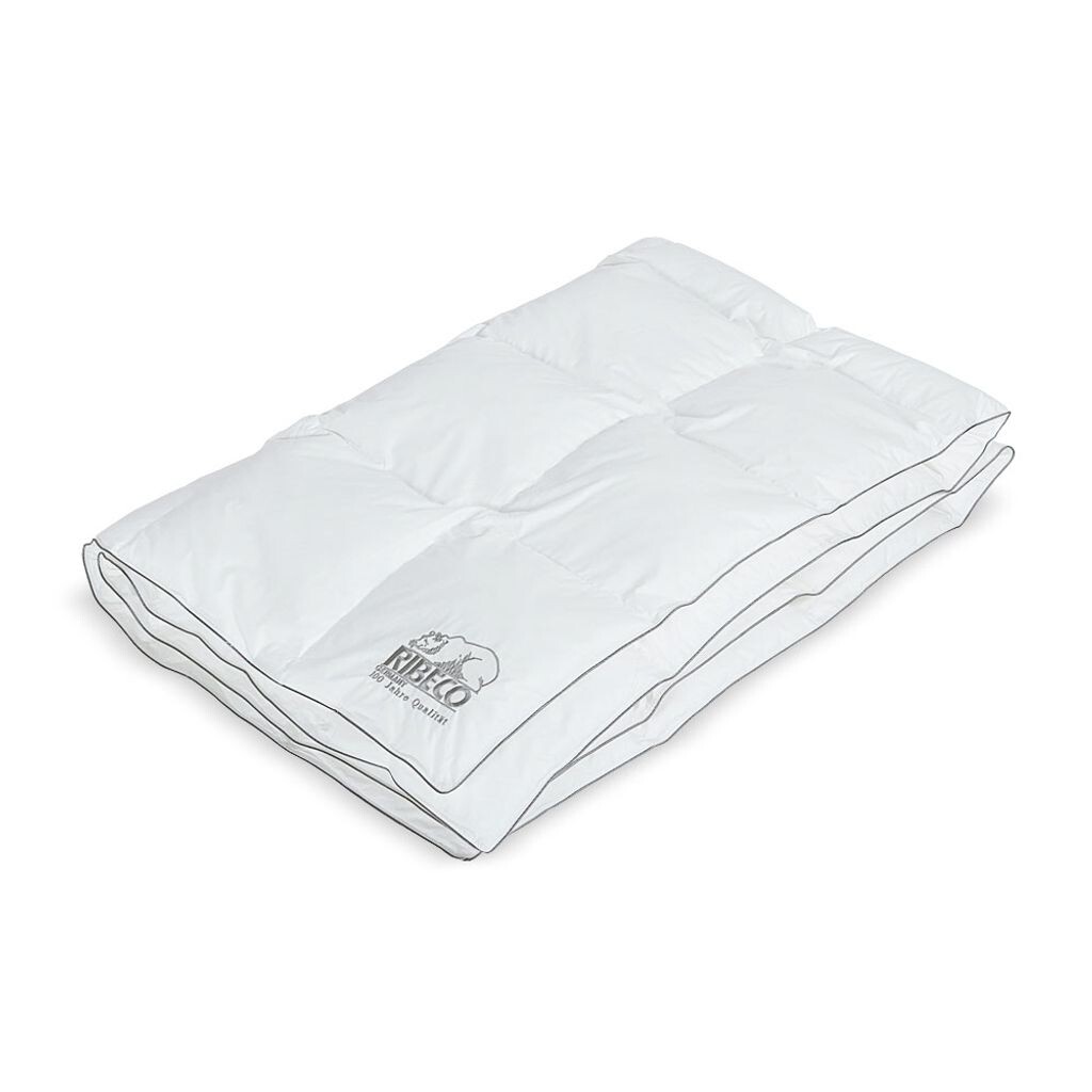 

Одеяло RIBECO Marie, 100% полиэстер, 135х200 см, светло-белый