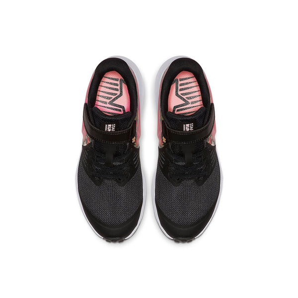 Кроссовки star runner 2 винтажные цветочные на липучке Nike, черный — фото 3