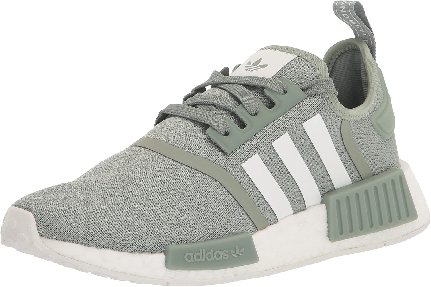 

Кроссовки adidas Originals NMDr1 для детей и унисекс, белый/зеленый