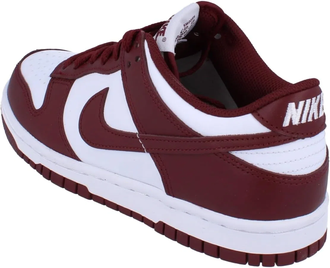 Кроссовки детские Nike Dunk Low, White Redwood Gym Red — фото 2