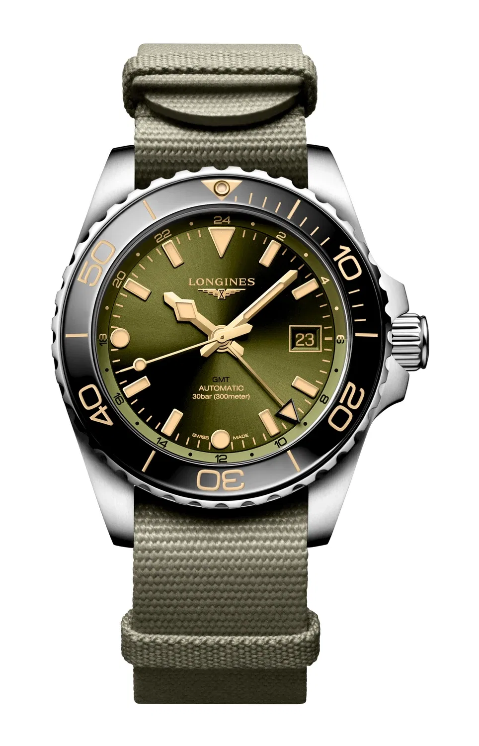 ГИДРОКОНКВЕСТ GMT - L3.790.4.06.2 LONGINES, синий