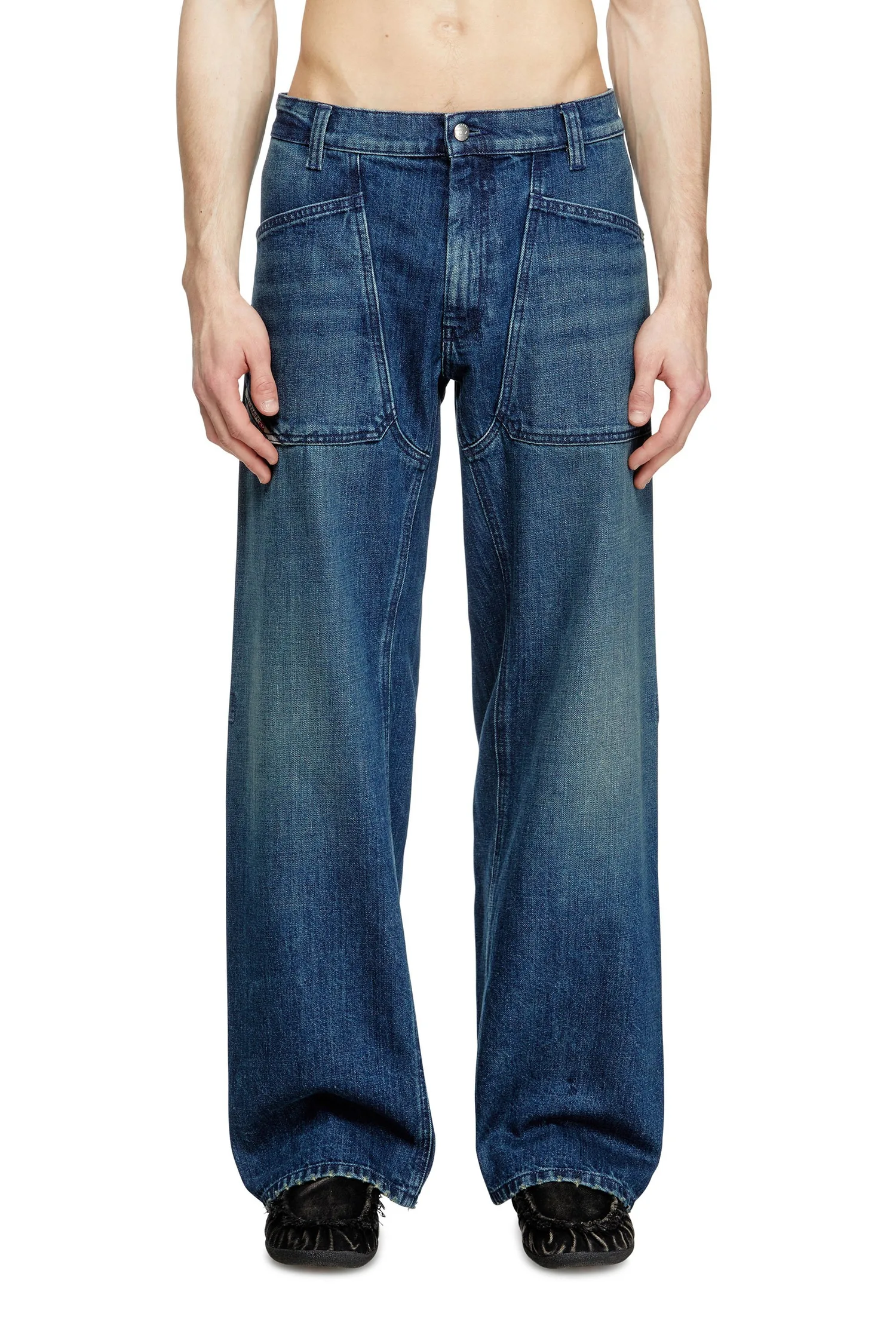 Мужские свободные джинсы D-Zeta, размер L.30 Diesel, Indigo Blue