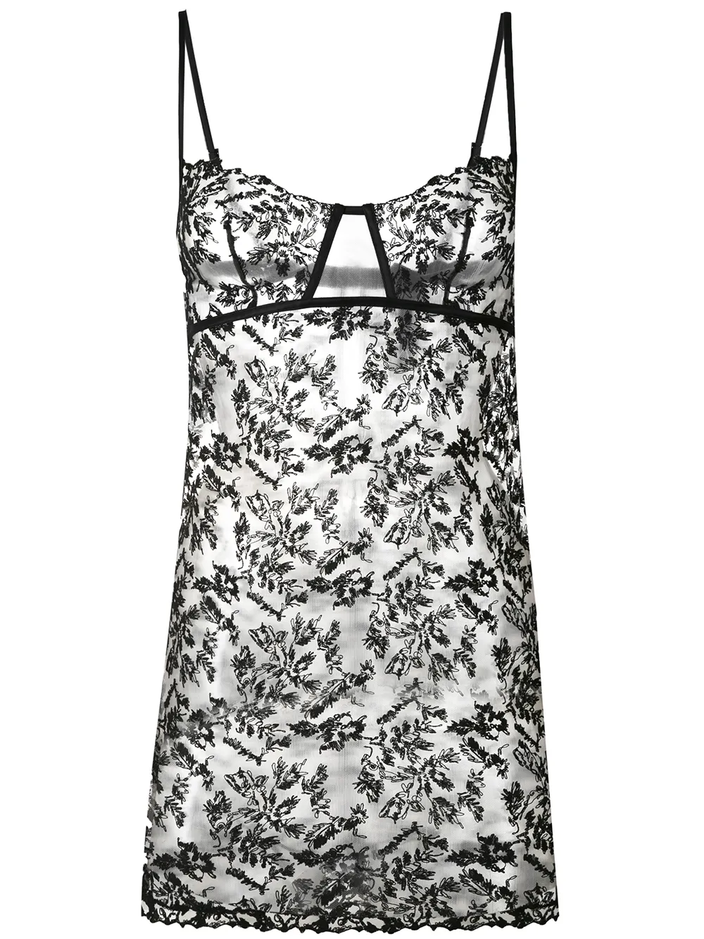 

Камисоль в стиле беби долл La Perla, нейтральный