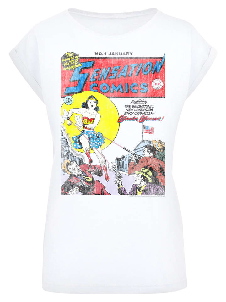 

Футболка F4NT4STIC DC Comics Wonder Woman Sensation Comics, белый