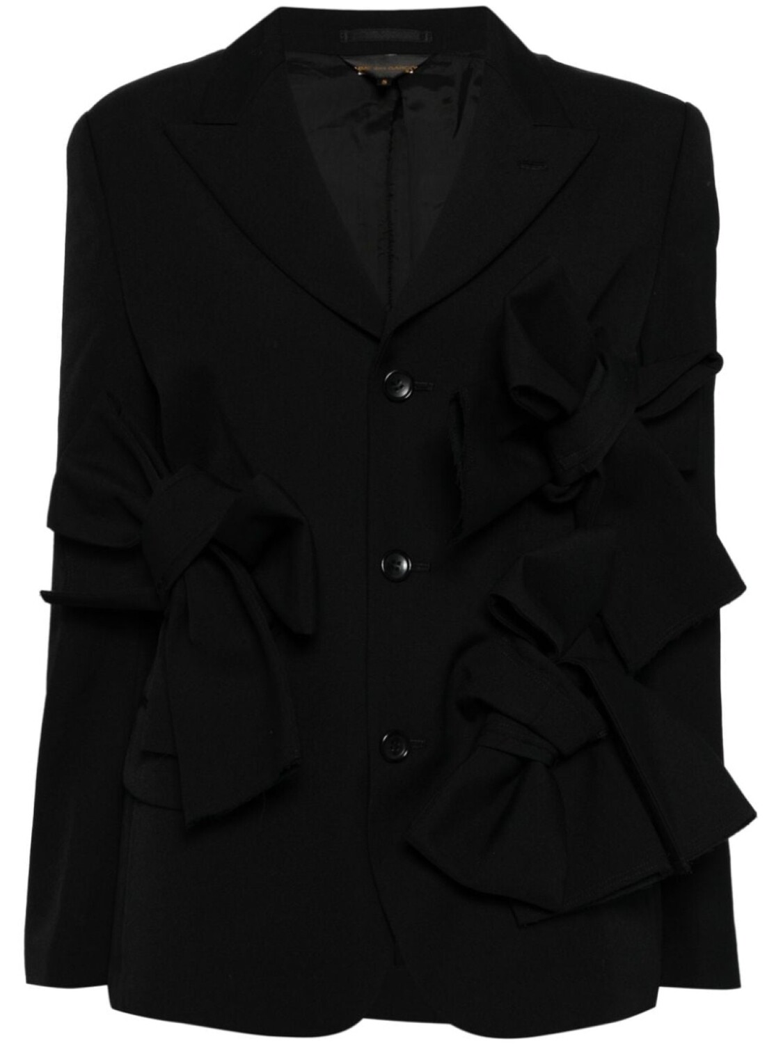 

Comme Des Garçons пиджак с бантом, черный
