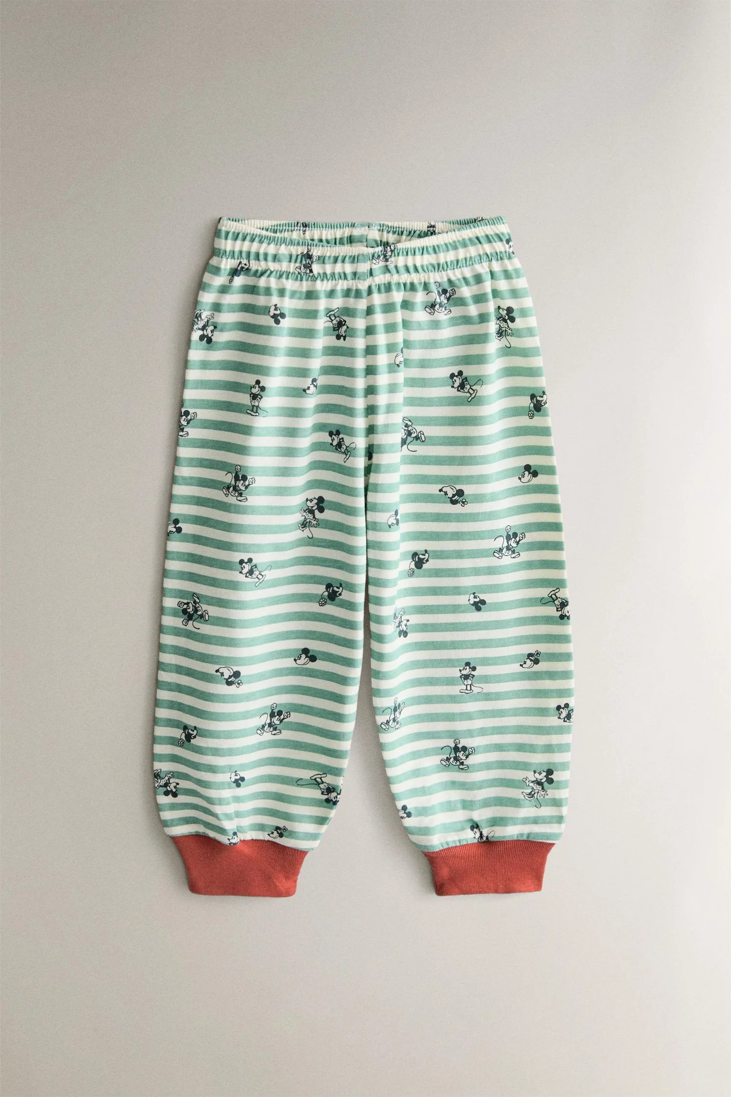Детский пижамный комплект с микки маусом ©disney Zara, зеленый — фото 4