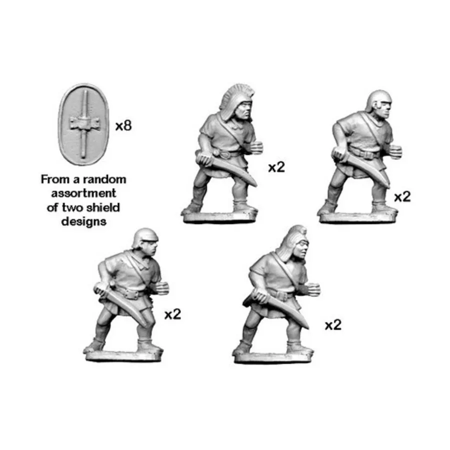 

Испанский скутари с мечом – стоя, Historical Miniatures - Ancient - Spanish (28mm) (Crusader Miniatures)