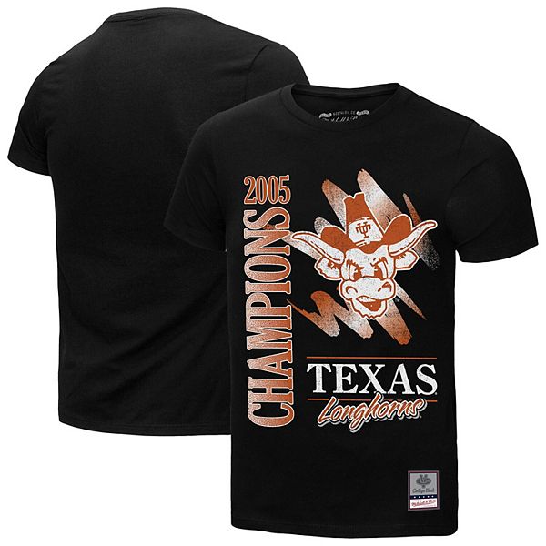 

Мужская футболка black texas longhorns retro brush mineral wash Mitchell & Ness