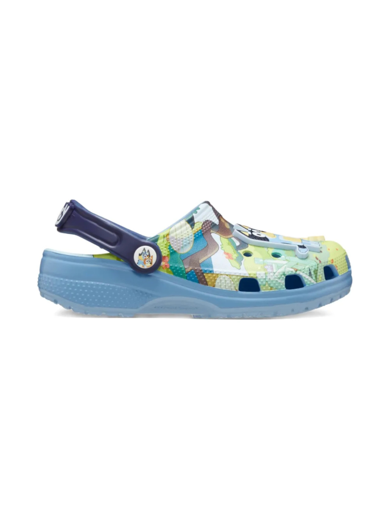 

Сабо Crocs Kids Bluey, зеленый