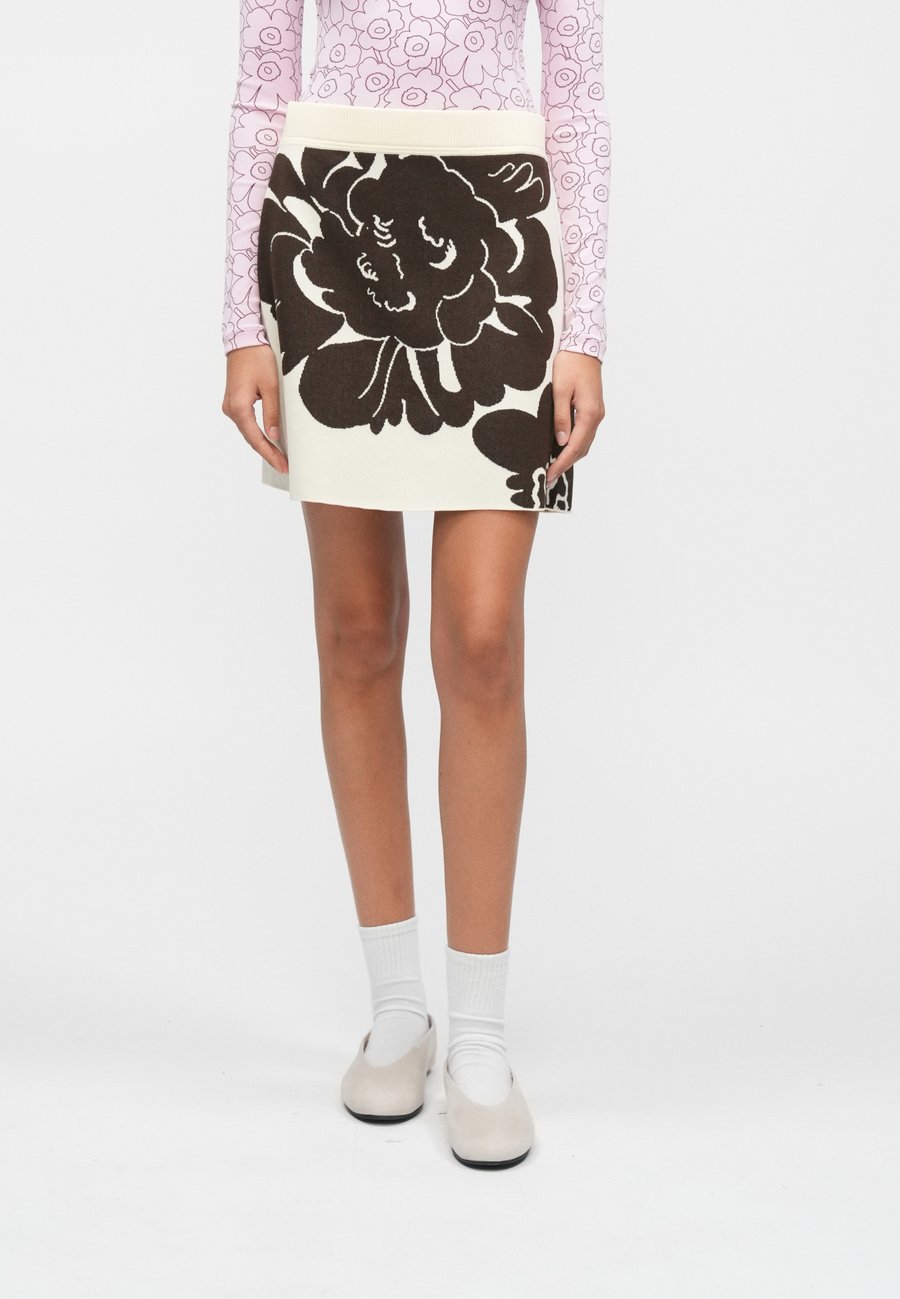 

Юбка Marimekko LILAT PIONI, Brown/Light Beige/Beige