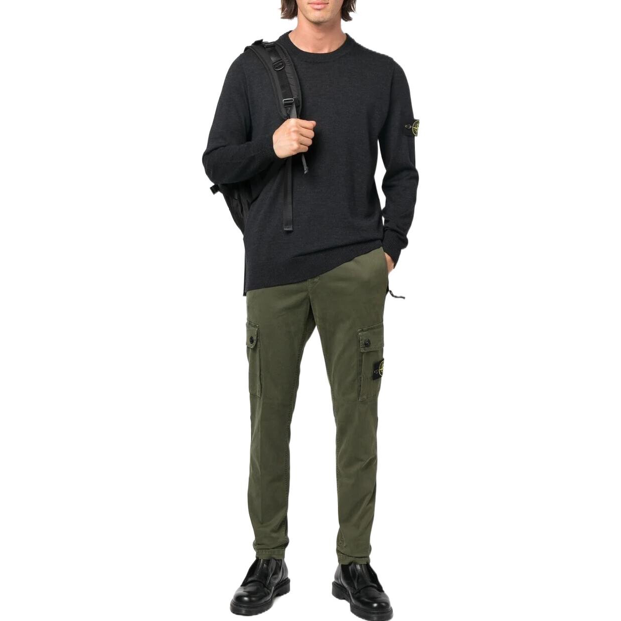 STONE ISLAND Мужские повседневные брюки, цвет Army Green — фото 2