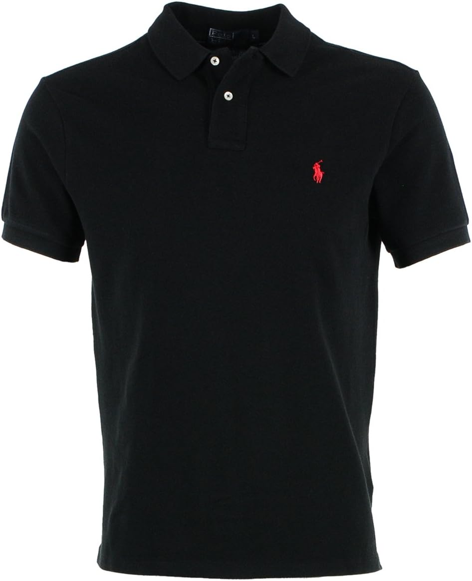 

Polo Ralph Lauren мужская рубашка поло Custom Fit с короткими рукавами, Polo Black, Черный, Polo Ralph Lauren мужская рубашка поло Custom Fit с короткими рукавами, Polo Black