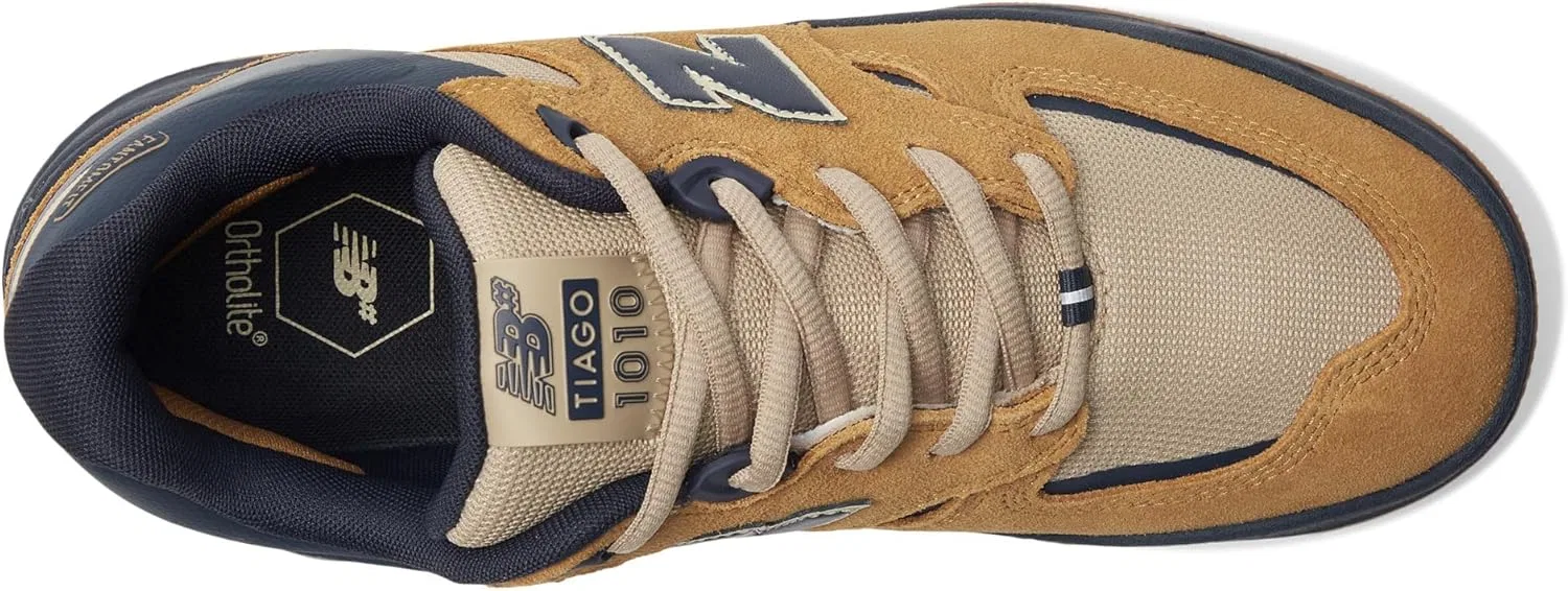 Кроссовки скейтбординговые New Balance Numeric 1010 Tiago Lemos, Wheat/Navy — фото 2