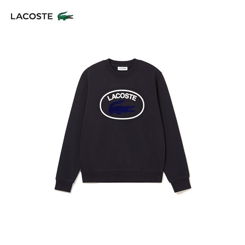 

Толстовка женская Lacoste с длинными рукавами и круглым вырезом, темно-синий