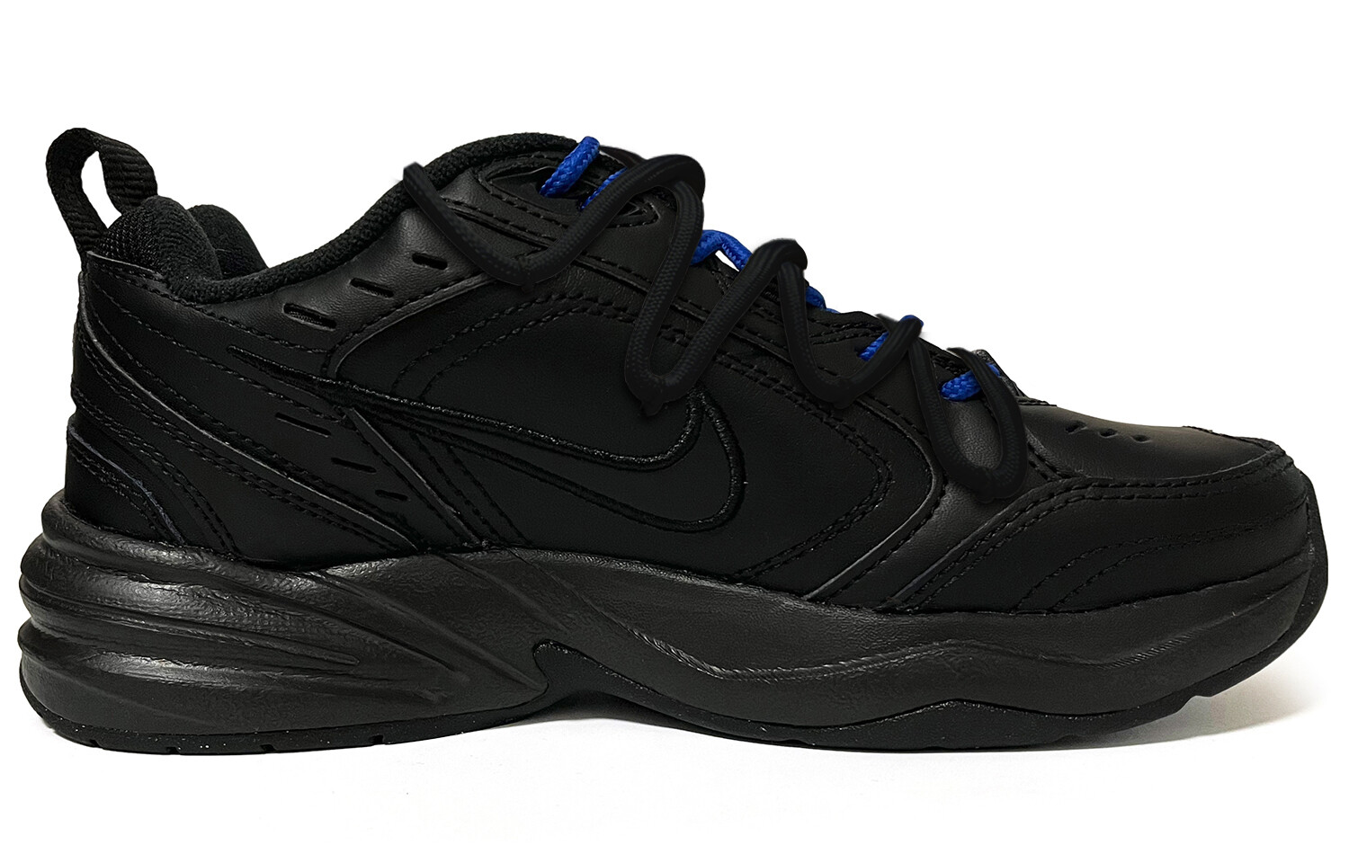 

Кроссовки Nike Air Monarch 4 Chunky Sneakers Unisex Low-top Blue/Black/Silver, черный