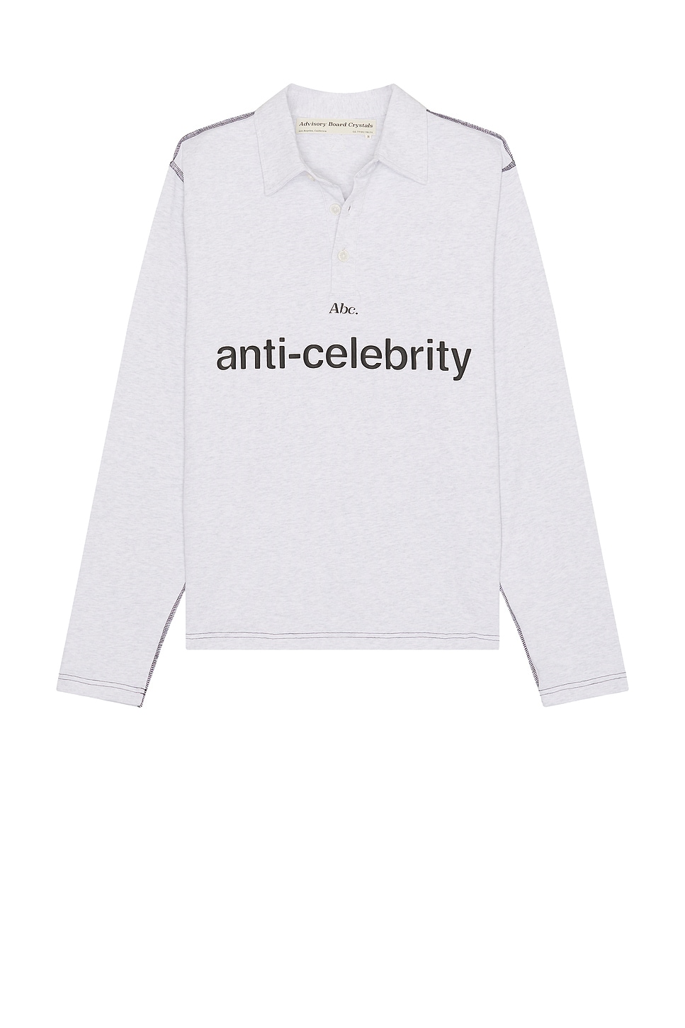 

Anti-Celebrity Поло Rugby Shirt Advisory Board Crystals, Heather Grey