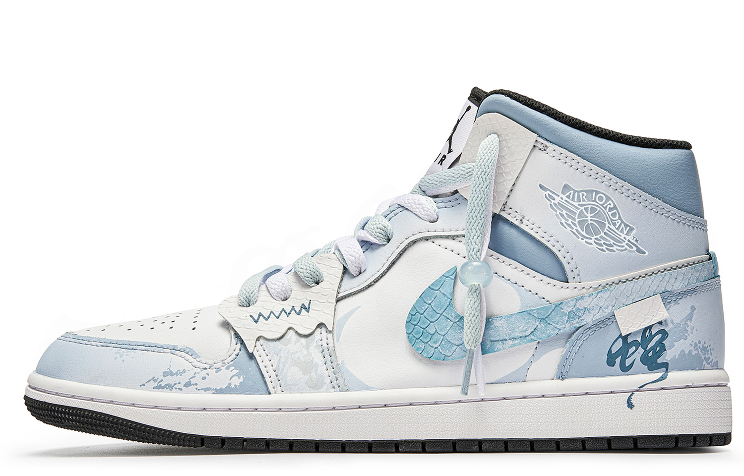 

Кроссовки Air 1 Vintage Mid top Beige Jordan, синий серый