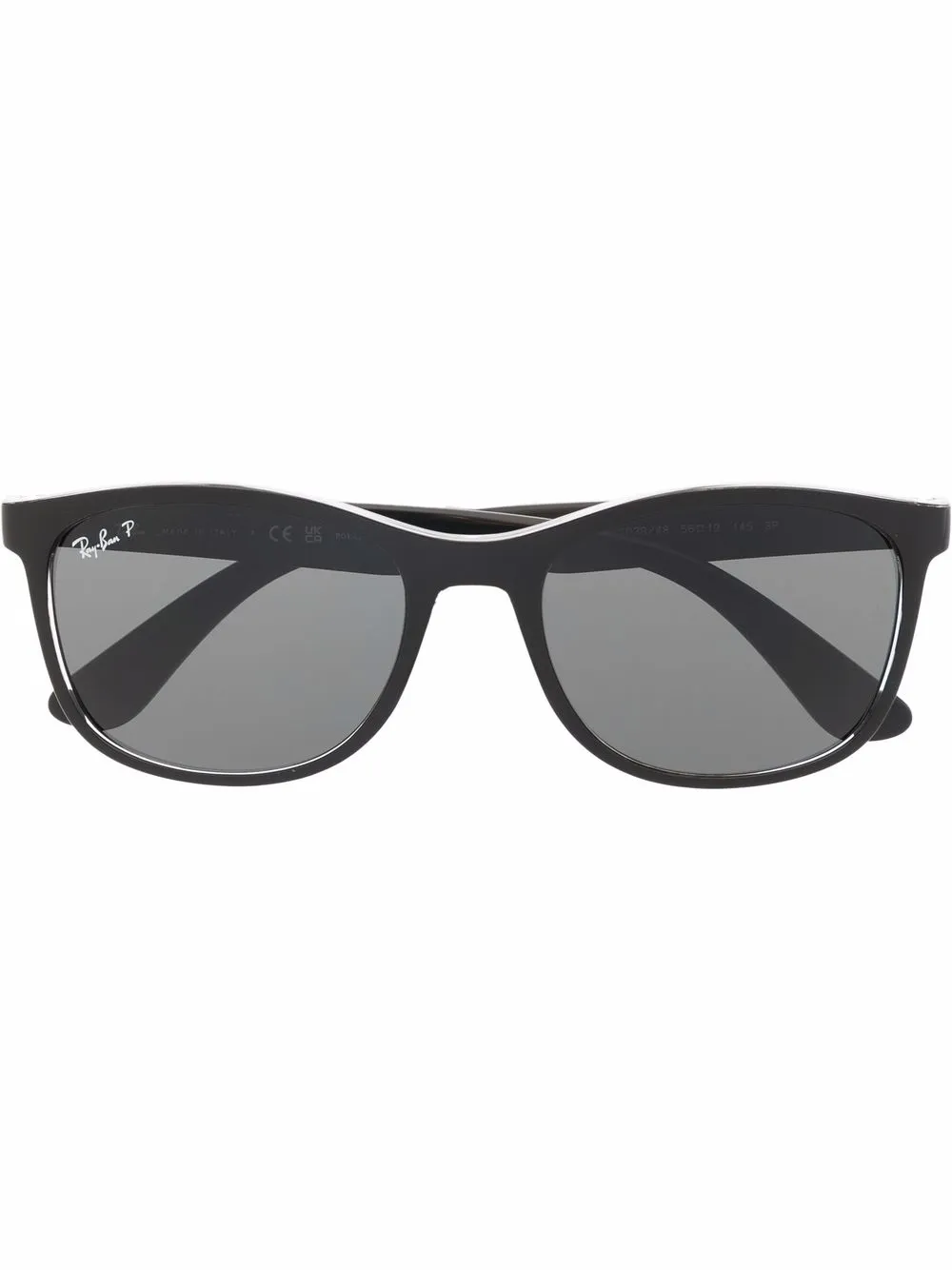 

Солнцезащитные очки в квадратной оправе Ray-Ban, черный