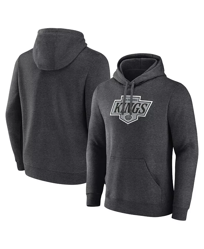 

Мужская толстовка с капюшоном Heather Gray Los Angeles Kings New Primary Logo Fanatics