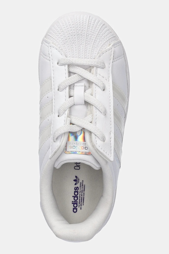 Детские кроссовки SUPERSTAR LED LIGHTS Adidas Originals, белый — фото 4