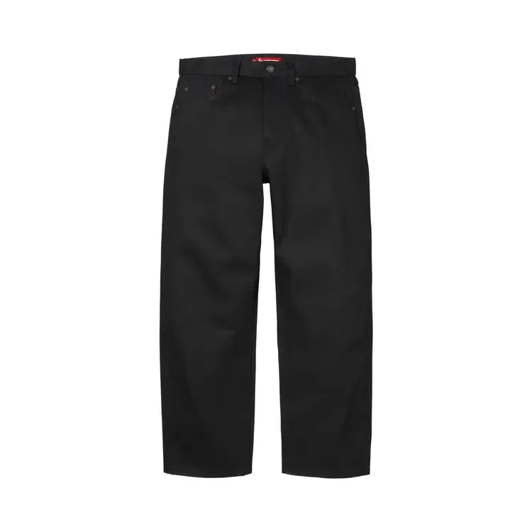 Джинсы прямые Supreme Rigid Loose Fit Selvedge Jean, черный