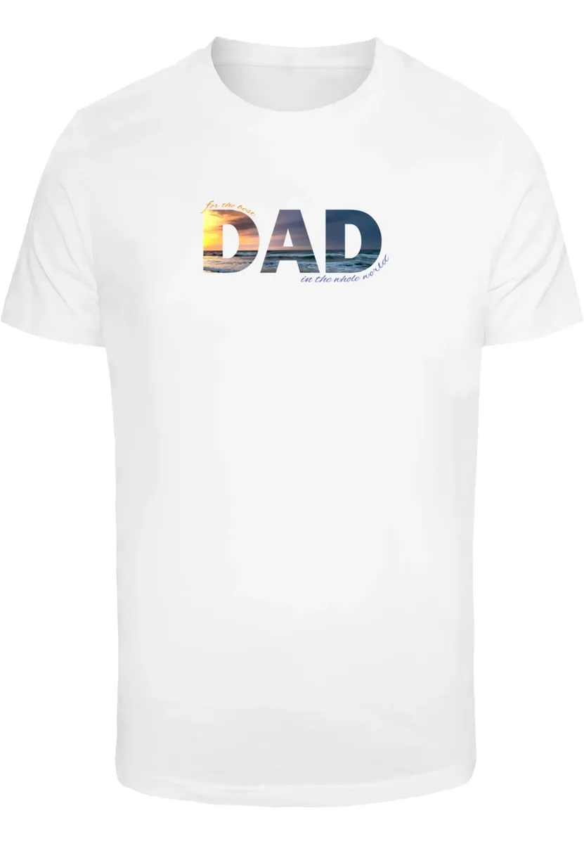 

Футболка Merchcode "Мужская футболка Merchcode For The Best Dad с круглым вырезом", белый