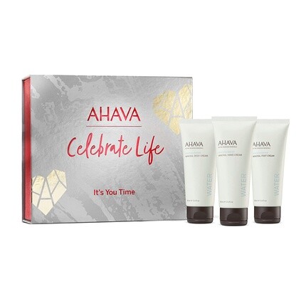 

It's You Time Body Trio Минеральный лосьон для тела, крем для рук и гель для душа, 100 мл, Ahava