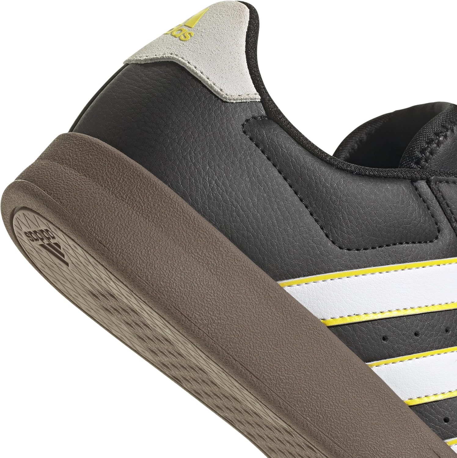 Кроссовки adidas Breaknet 2.0, белый/черный/желтый — фото 4