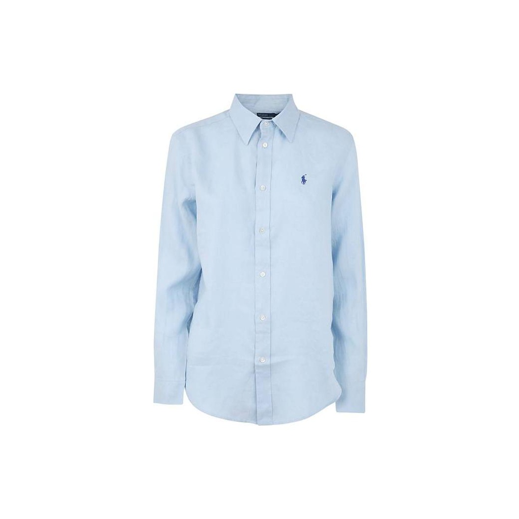 

Футболка Polo Ralph Lauren расслабленного кроя, синяя