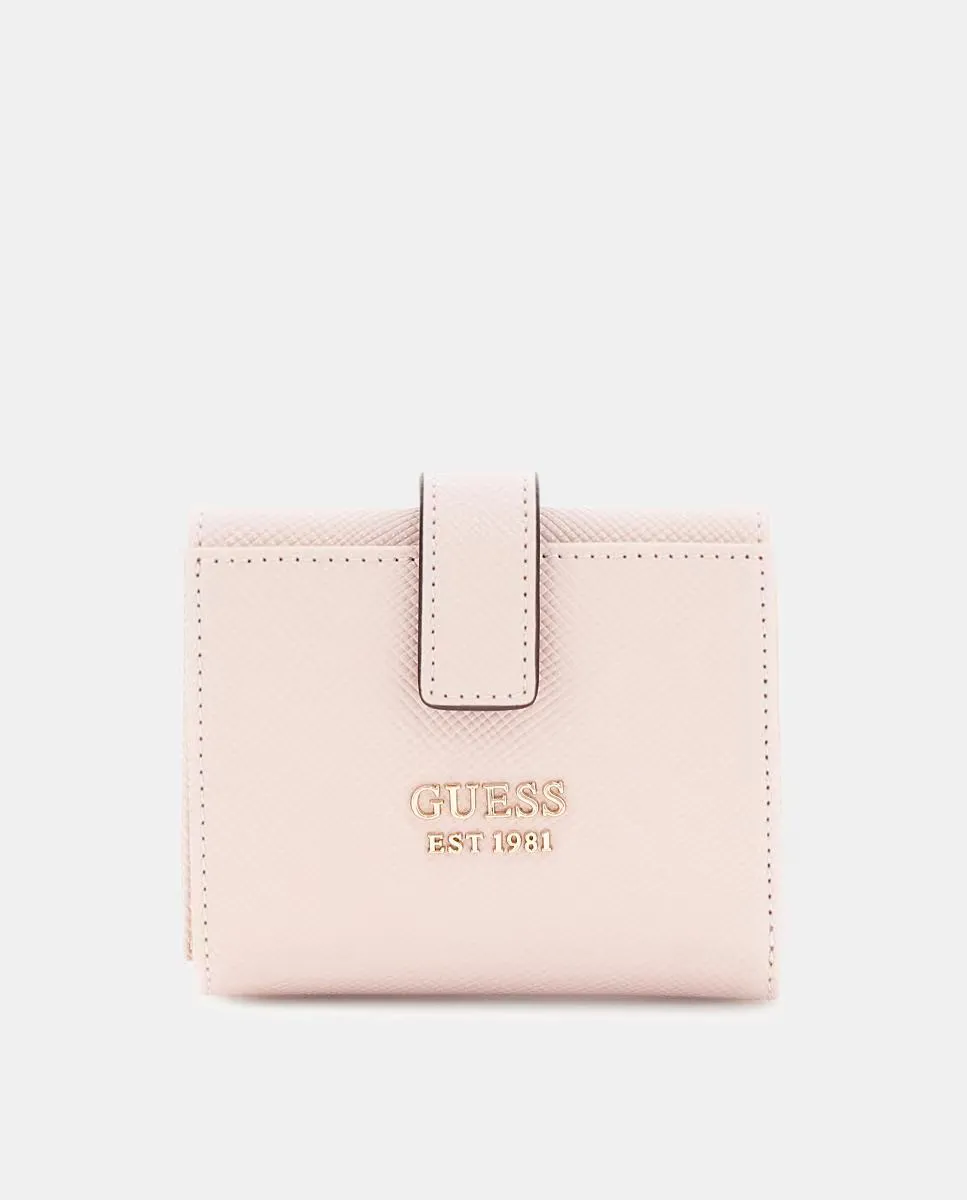 

Кошелек и картхолдер с магнитной застежкой Guess, розовый