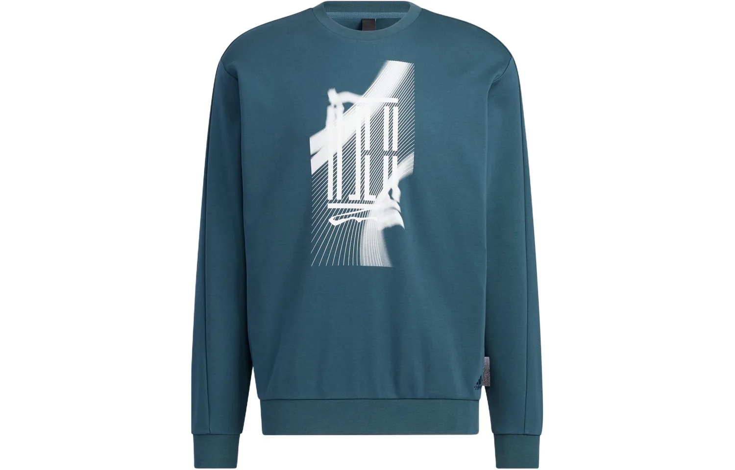 Adidas Толстовка Wu Ji Collection мужская, цвет midnight gray, круглый вырез, умеренная посадка