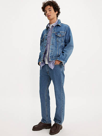

505 Мужские джинсы обычного кроя Levi's, цвет Medium Stonewash - Non Stretch
