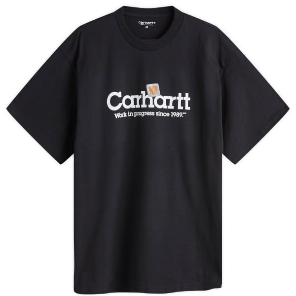 

Футболка с надписью «Label» Carhartt Wip, черный