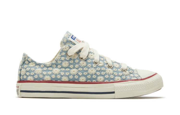 Кеды Converse Chuck Taylor All Star Low Top Denim Toddler/Youth, красный — фото 3