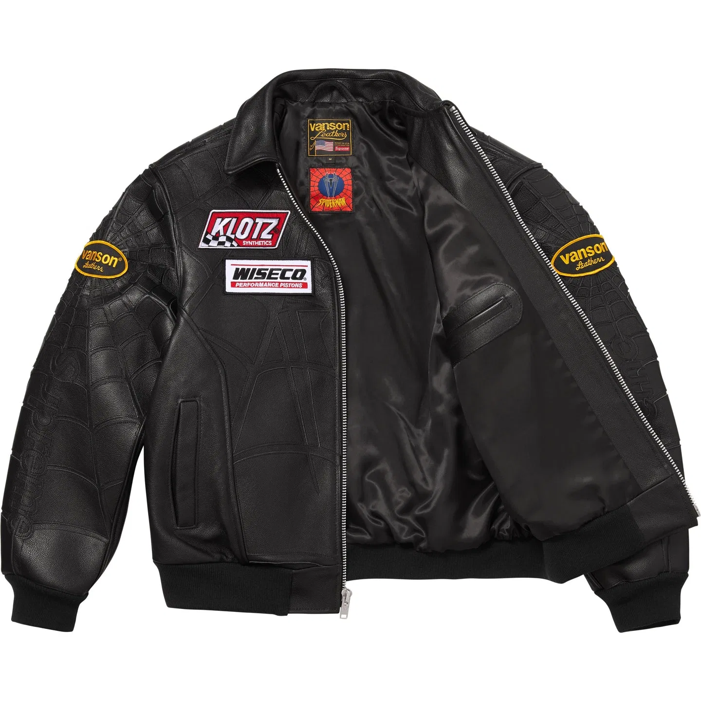 Куртка кожаная Supreme SS26 Leather Jackets черный — фото 4