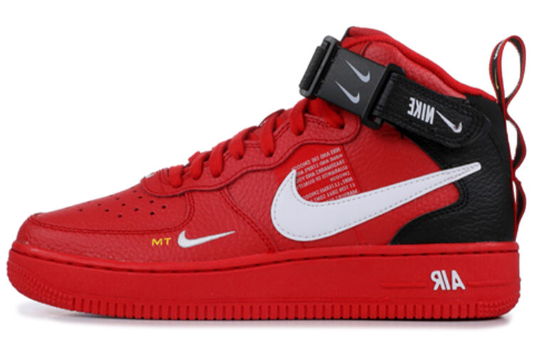 

Кроссовки Nike Air Force 1 Mid Utility University Red GS