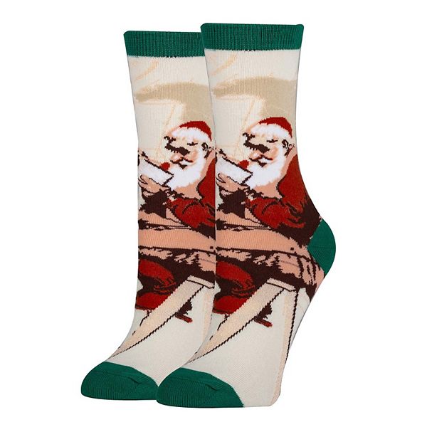 

Женские носки Crew - Santa's Map Oooh Yeah Socks