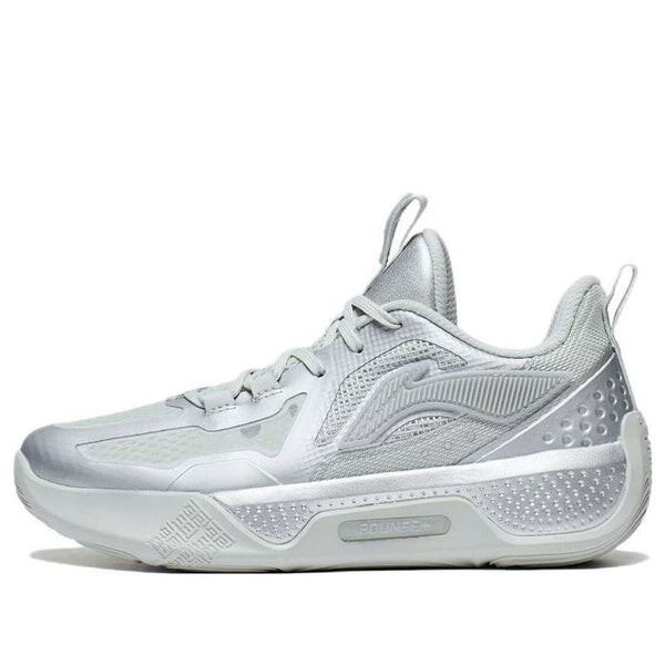 

Кроссовки крошечные 2023 Li-Ning, серебряный