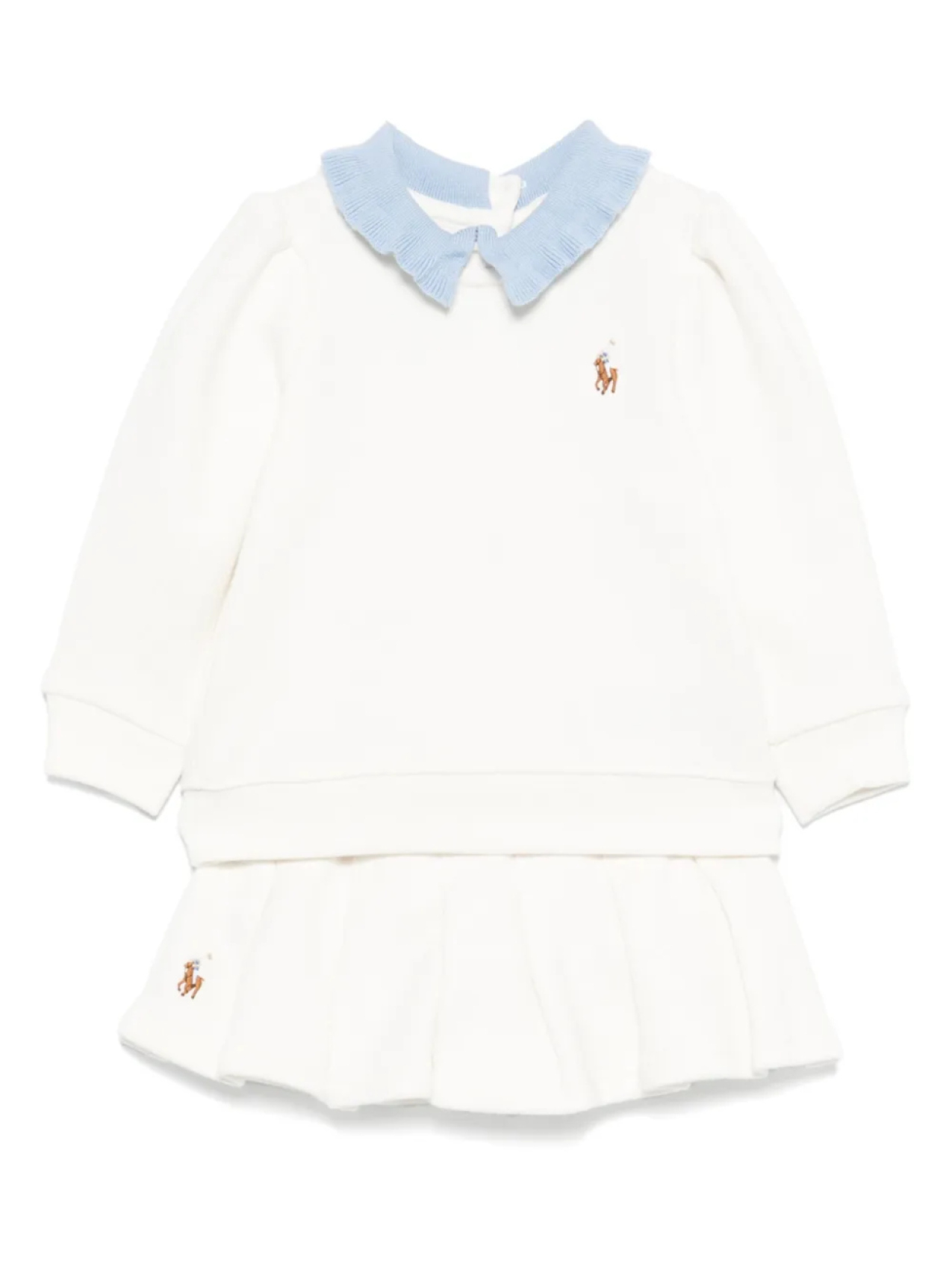 

POLO RALPH LAUREN KIDS Комплект с юбкой Polo Pony, белый