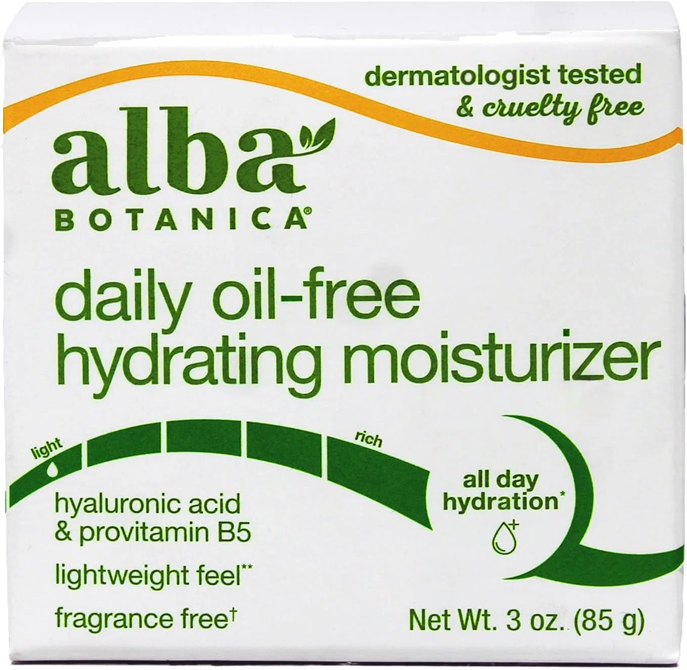 Увлажняющее масло для лица Aloe и Green Tea, Alba Botanica, 89 мл — фото 2