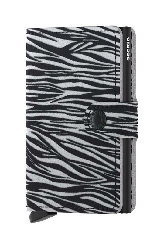 

Мини-кошелек Zebra Светло-серый кожаный кошелек Secrid, серый