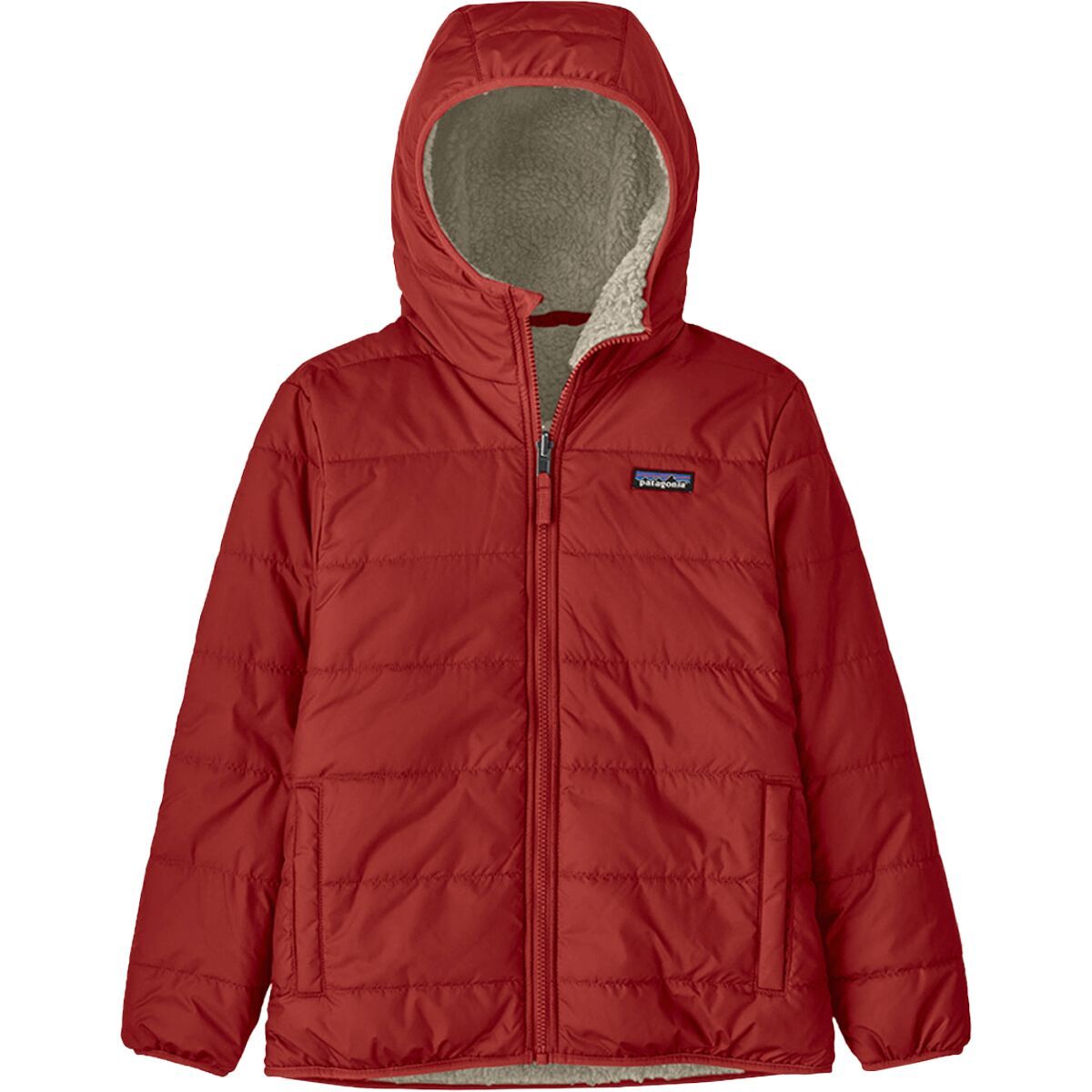 

Реверсивная куртка с капюшоном Ready Freddy Patagonia, красный