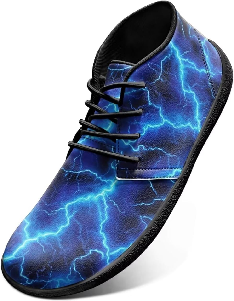 

Беговые кроссовки Jeiento 3D Lightning для мужчин, Мужские беговые кроссовки, Минималистичные кроссовки с широкой носочной частью, синий