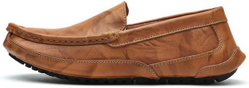 Лоферы кожаные Loafers for Men, коричневый SayfuR — фото 2